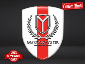 Mansory Pegatinas Silicona Auto Resistentes Universal Alta Calidad